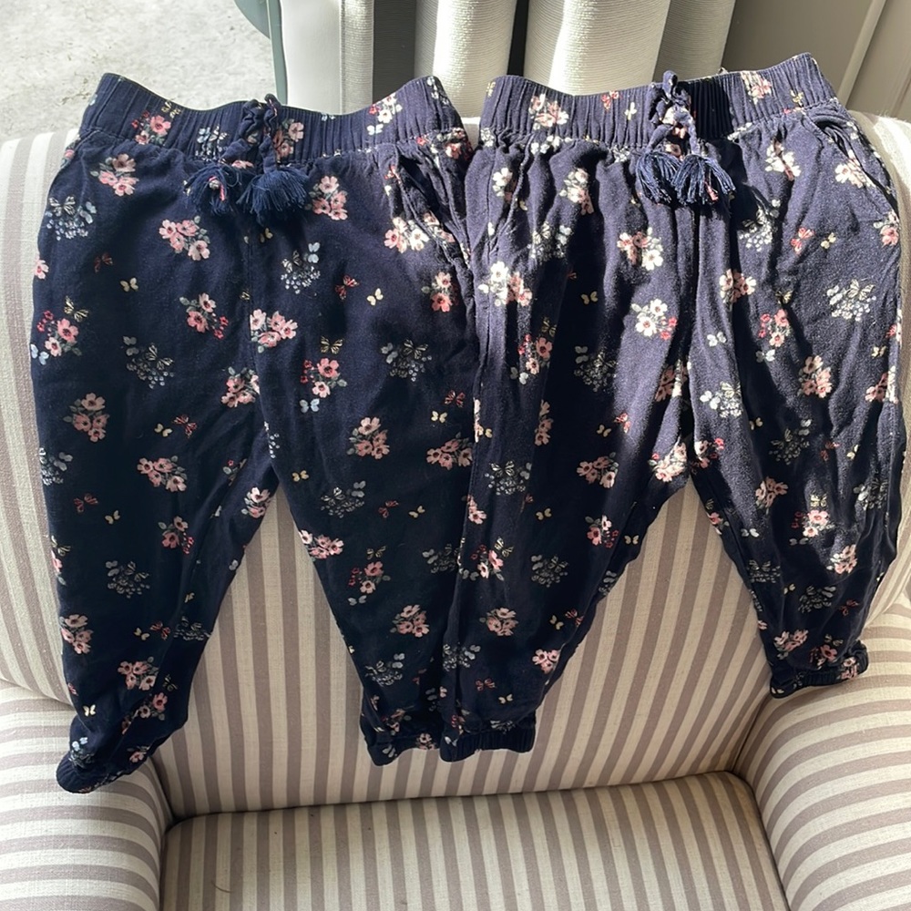 Twin set floral lightweight joggers